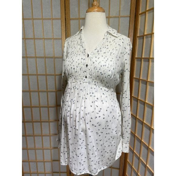 Motherhood Maternity Tops - Motherhood Maternity Sm Prairie Blouse